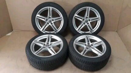 18" Audi set of rims with tires