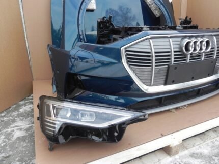 Audi E-tron 55 4ec lv5z hood bumper fender radiators belt complete front